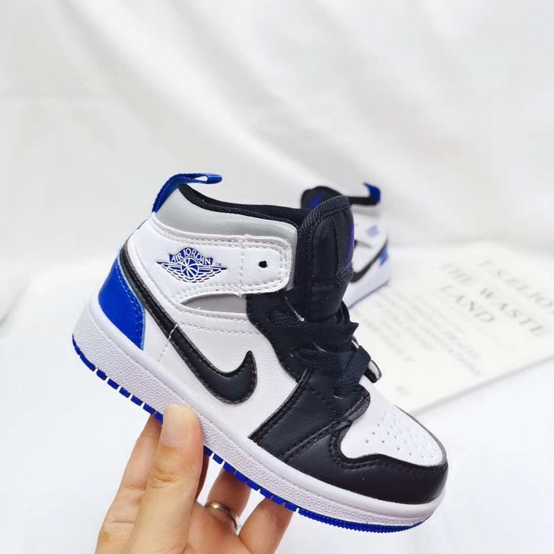 Jordan Air Jordan Air Jordan 1 MID Super Meng Children_s Shoes Official Limited Collars AJ1 help small sneakers code 24 --- 35-fa565fe5